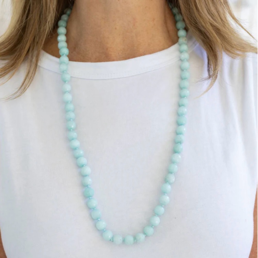 Mint Gemstone Necklace